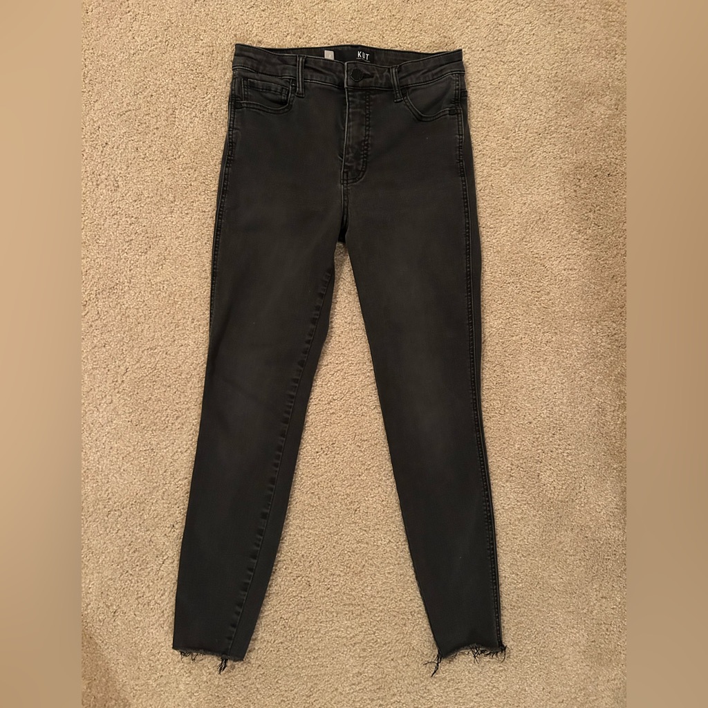 Kut From The Kloth Black High-Rise Skinny Jeans